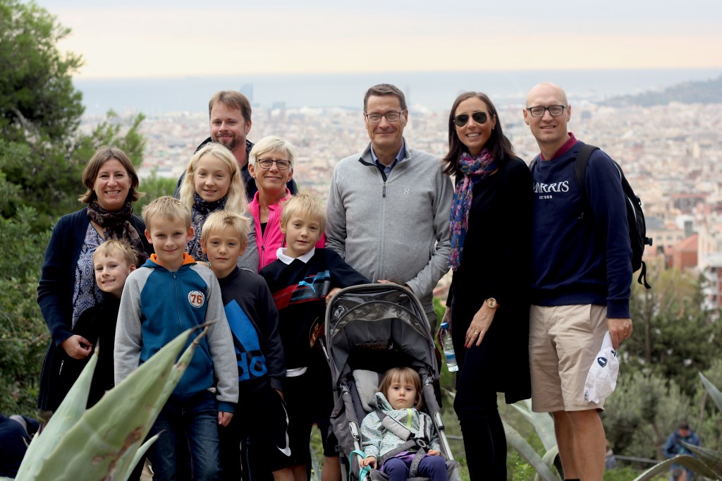 Pappas födelsedag i Barcelona