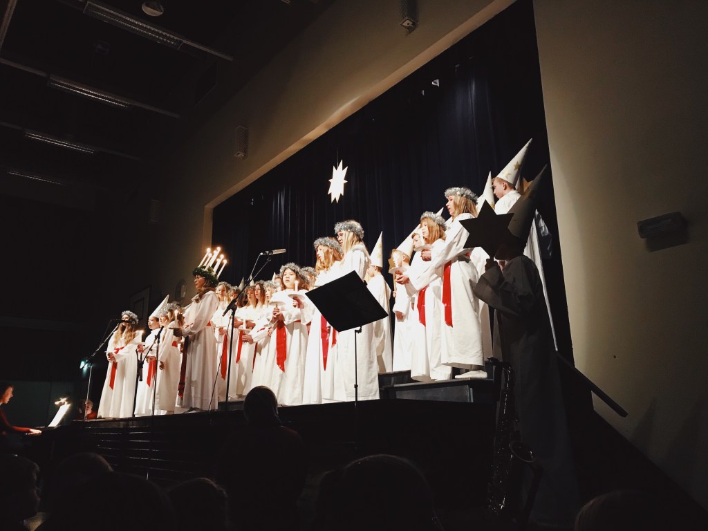 En luciamorgon på&nbsp;skolan